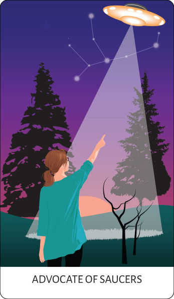 Tarot of the Unexplained: A Deck of Cryptids, Ghosts, UFOs and Other Urban Oddities (78 Cards and 96-Page Full-Color Booklet)