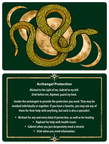 Protection Spells: 36 Cards for Magical Self-Defense (36 Full-Color Cards)