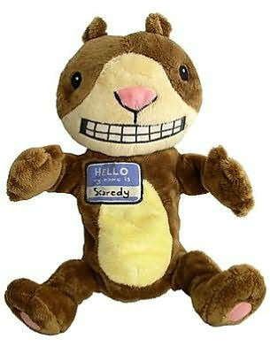 Scaredy Squirrel Puppet: 12 inch