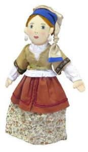 Girl W/A Pearl Earring Doll
