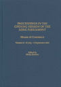 Proceedings in the Opening Session of the Long Parliament: House of Commons, Volume 6: 19 July-9 September 1641
