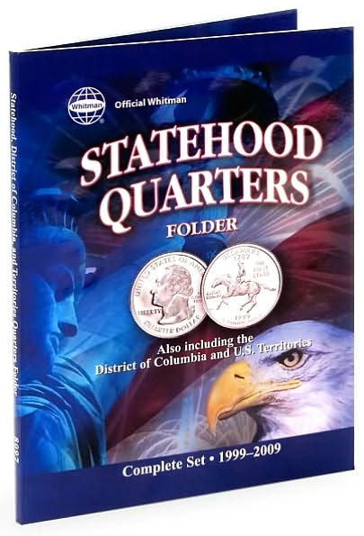 Official Whitman Statehood Quarters Folder By Whitman Coin Book And Supplies Board