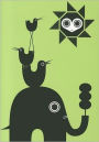 Elephant and Birds