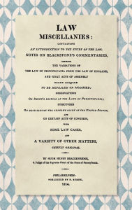 Title: Law Miscellanies [1814], Author: Hugh Henry Brackenridge