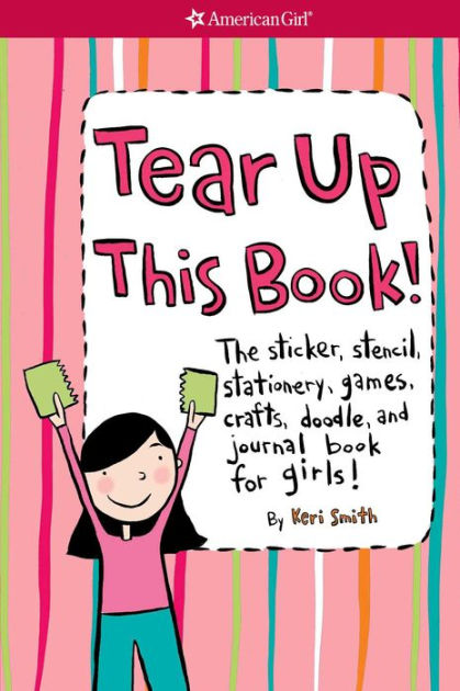 Tear Up This Book The Sticker Stencil Stationery Games Crafts