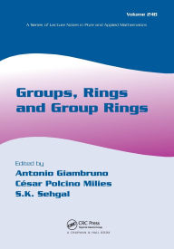 Title: Groups, Rings and Group Rings, Author: Antonio Giambruno