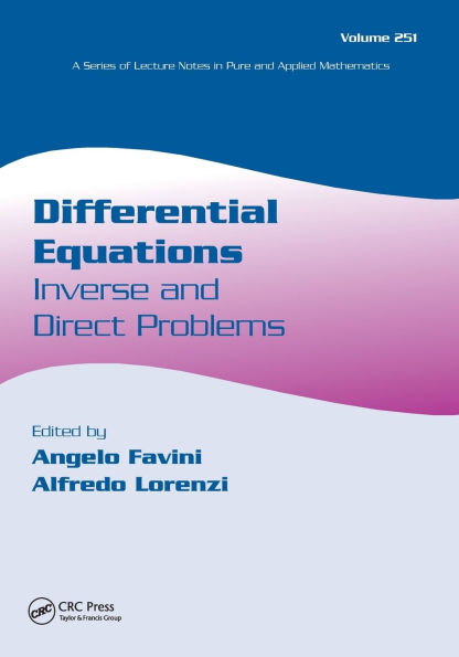 Differential Equations: Inverse and Direct Problems