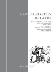Title: New Third Steps In Latin, Author: Lee Pearcy