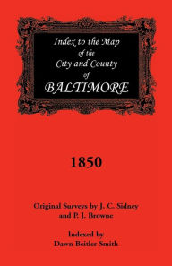 Index to 1850 Map of Baltimore City and County