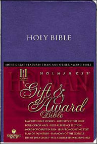 HCSB Gift & Award Bible, Blue Imitation Leather