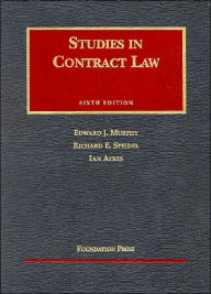 Studies in Contract Law