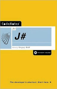 Title: CodeNotes for J#, Author: Gregory Brill