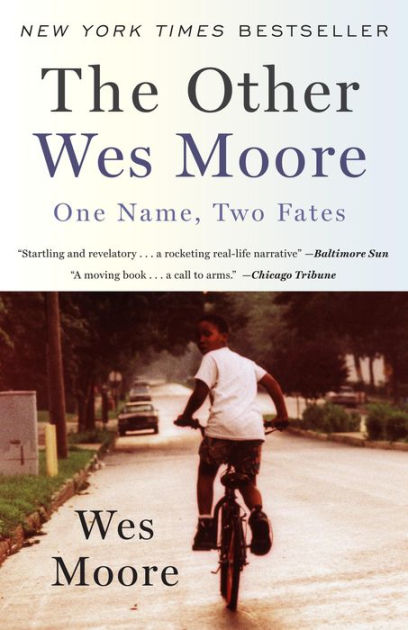 The Other Wes Moore: One Name, Two Fates By Wes Moore, Paperback ...