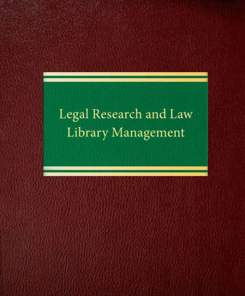 Legal Research and Law Library Management