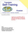 Translator Self-Training--Russian: A Practical Course in Technical Translation
