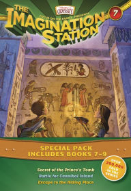 Imagination Station Books 3-Pack: Secret of the Prince's Tomb / Battle for Cannibal Island / Escape to the Hiding Place