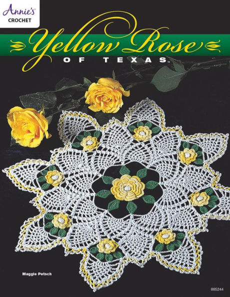 Yellow Rose of Texas Doily