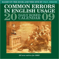2009 Common Errors In English Usage Daily Box Calendar