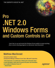 Title: Pro .NET 2.0 Windows Forms and Custom Controls in C#, Author: Matthew MacDonald