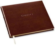 Title: Acadia Tan Leather Guest Book 7