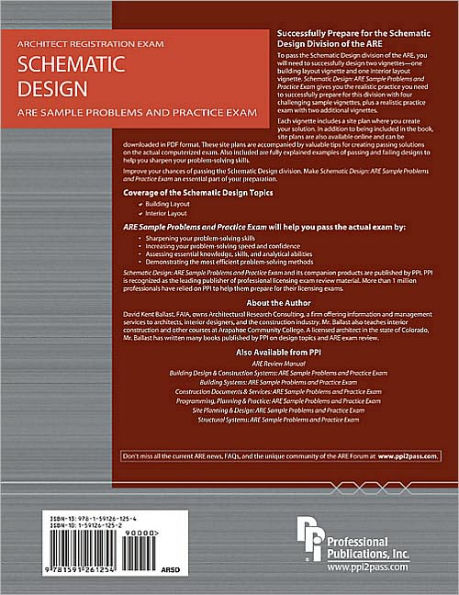 Schematic Design: ARE Sample Problems and Practice Exam