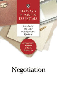 Title: Negotiation, Author: Harvard Business Review