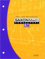 Title: Saxon Math 8/7 Homeschool: Testing Book 3rd Edition / Edition 1, Author: Houghton Mifflin Harcourt