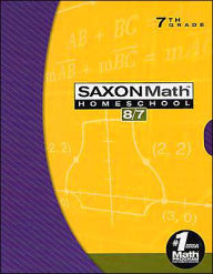 Saxon Math 8/7: Homeschool Set/Box