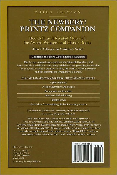 The Newbery/Printz Companion: Booktalk and Related Materials for Award Winners and Honor Books / Edition 3