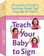 Teach Your Baby to Sign Card Deck: Illustrated Card Deck Featuring Simple Sign Language for Babies