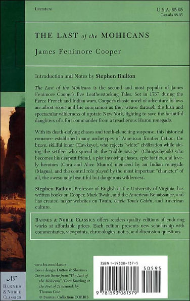 The Last of the Mohicans (Barnes & Noble Classics Series)