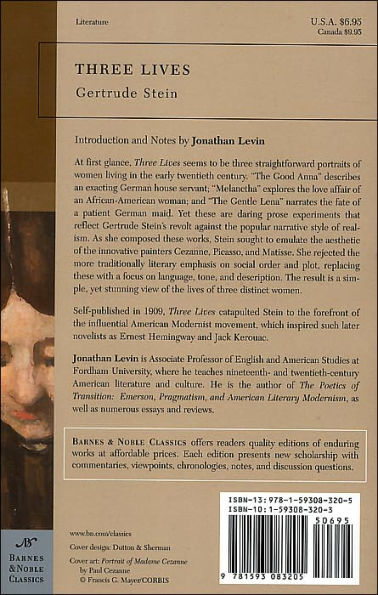Three Lives (Barnes & Noble Classics Series)