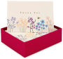 Sparkly Garden Thank You Box Notecard set of 14