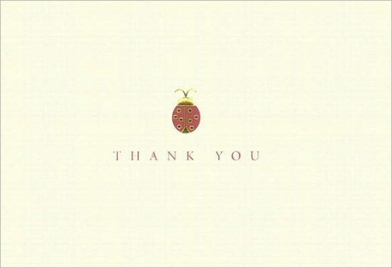 Ladybug Thank You Notes Set Of 14