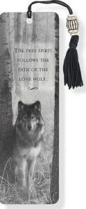 Title: Wolf Beaded Bookmark