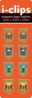Owls i-Clips Magnetic Page Markers S/8