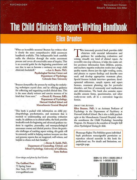 The Child Clinician's Report-Writing Handbook / Edition 1