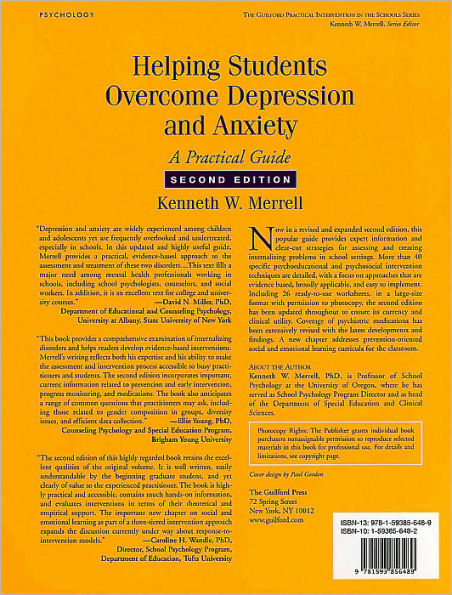 Helping Students Overcome Depression and Anxiety: A Practical Guide / Edition 2