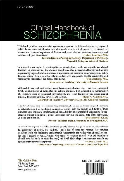 Clinical Handbook of Schizophrenia