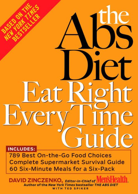 The Abs Diet Eat Right Every Time Guide By David Zinczenko Ted Spiker Ebook Barnes And Noble® 7836