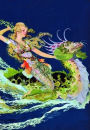 Mermaid and Sea Dragon (6 Cards Individually Bagged W/ Envelopes and Header)