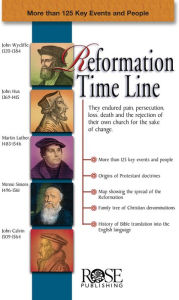 Title: Reformation Time Line, Author: Rose Publishing