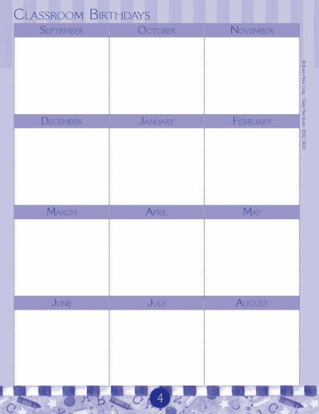 Daily Plan Book: School Days, Kindergarten - Grade 6 Teacher Resource