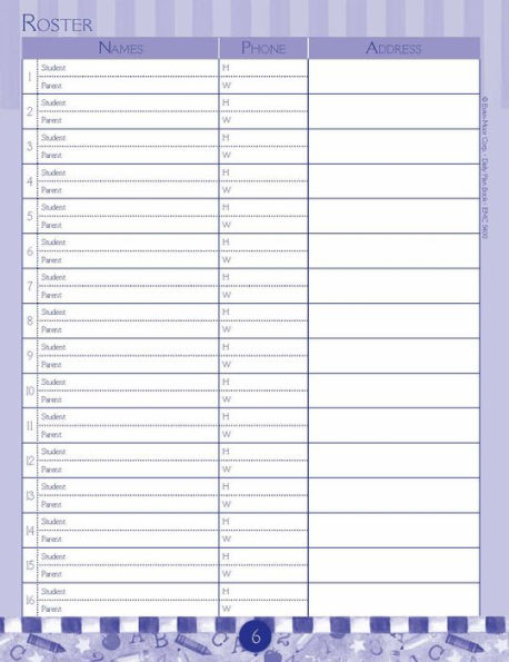 Daily Plan Book: School Days, Kindergarten - Grade 6 Teacher Resource