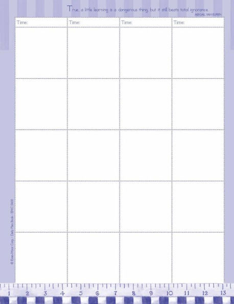 Daily Plan Book: School Days, Kindergarten - Grade 6 Teacher Resource