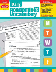 Title: Daily Academic Vocabulary, Grade 5, Author: Evan-Moor Corporation