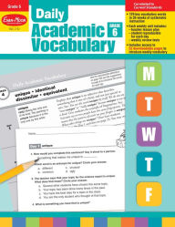 Title: Daily Academic Vocabulary, Grade 6+, Author: Evan-Moor Corporation