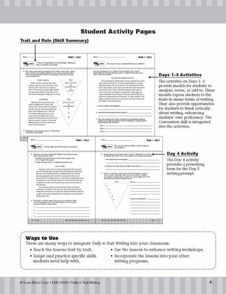 Daily 6-Trait Writing: Grade 6+