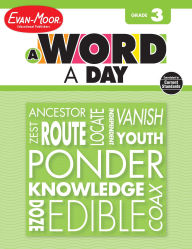 Title: A Word a Day, Grade 3, Author: Evan-Moor Educational Publishers