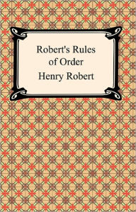 Title: Robert's Rules of Order, Author: Henry Robert